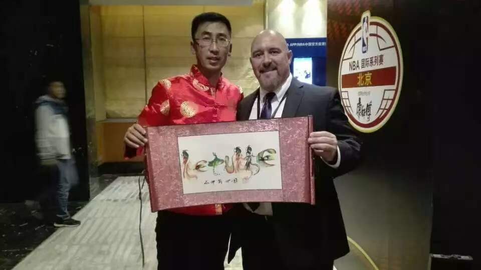 With NBA Coach at Beijing 2016